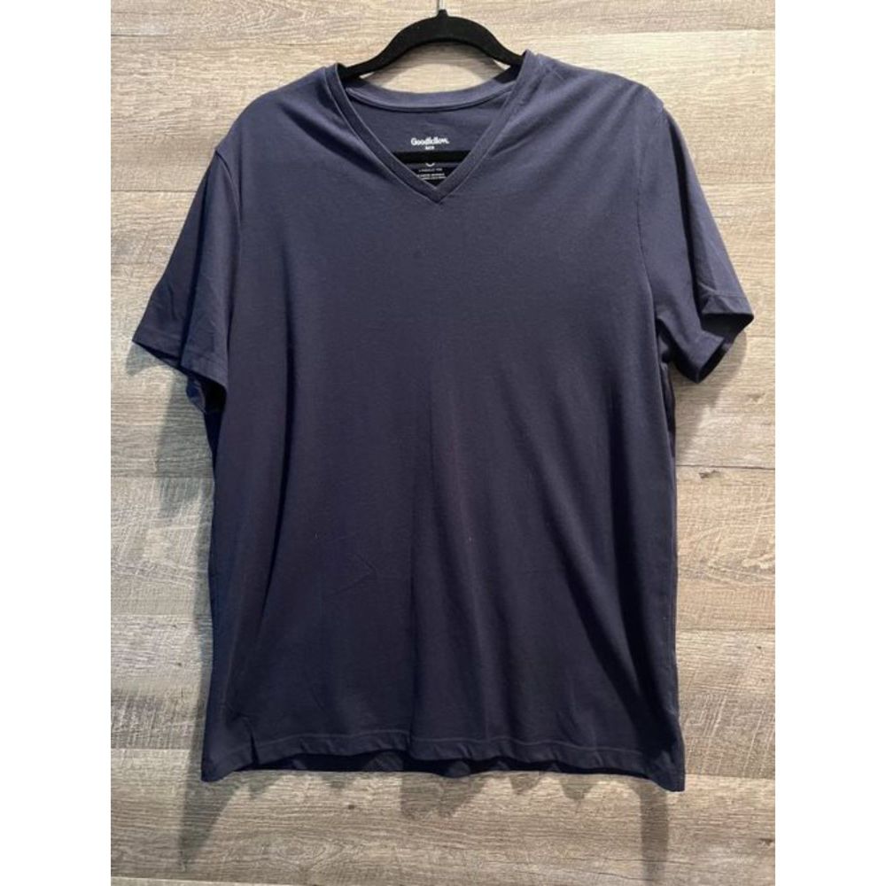 Goodfellow & Co. Lyndale Mens Navy Blue Shirt Size Large